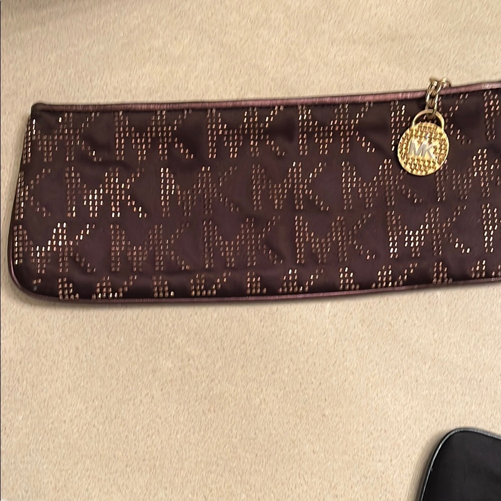 Michael Kors Brown Clutch Bag